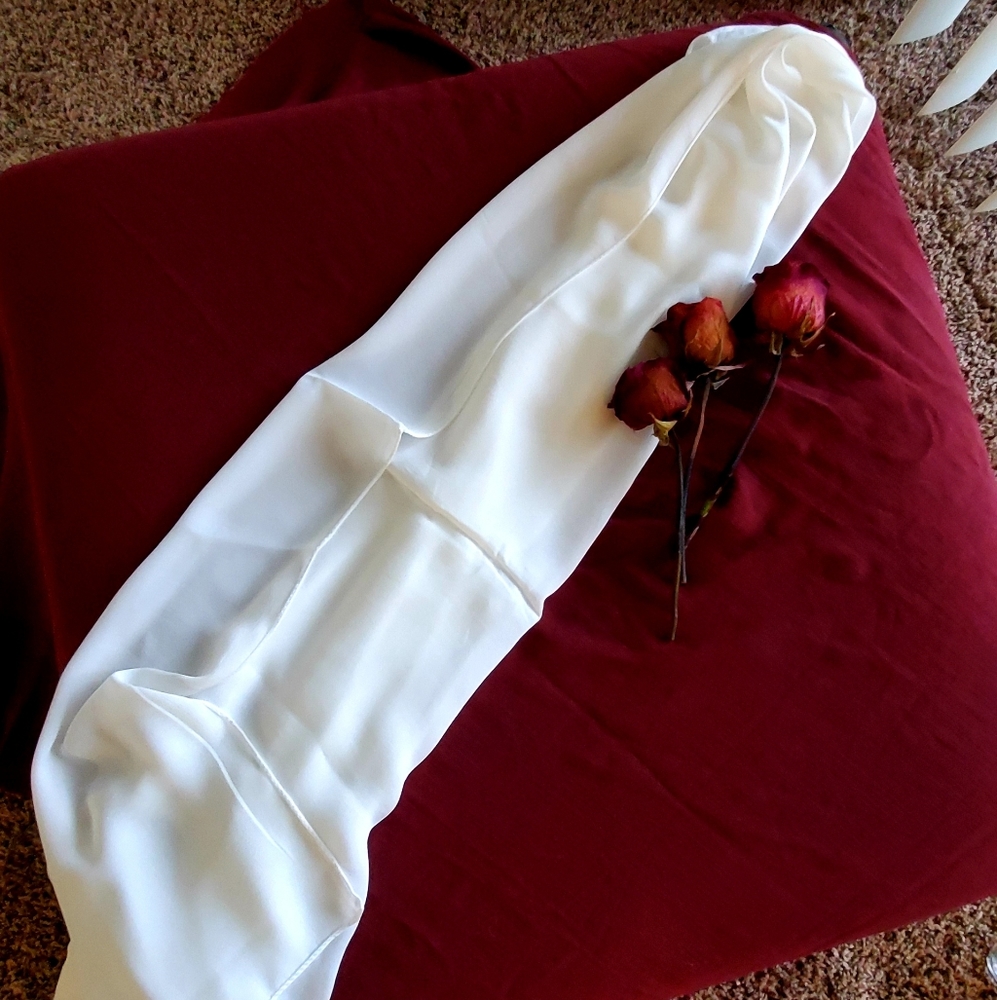 White Chiffon Hijab